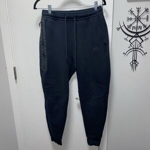 Nike Men's Black Joggers Small Zipper Pocket Athletic Sweats